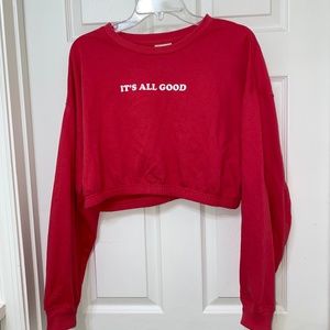 Target Crop Hoodie